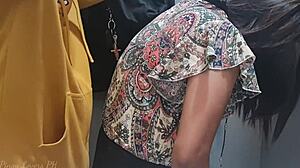 Pinay scandal erupts with wild muff diving and creampie in outdoor gender restroom chaos.