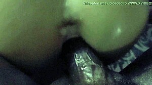 Date night with lady taking big black cock