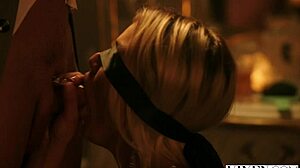 Vixen gorgeous man-eater cherry meets her match in bondage