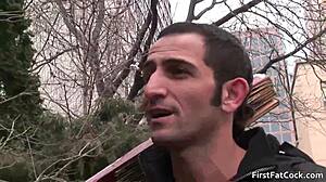 Hot gay threesome action gay porn with blowjob fucking orgy group big cock