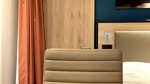 Blondie Fesser Rips Clothes in Live Lesbian Striptease! Watch Her Talk Dirty and Shake That Ass!