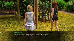 Nursing back to pleasure 37: walk with two hot teen 18+s