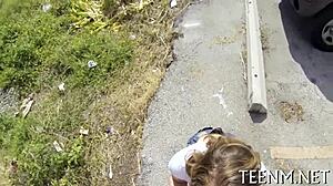 Baring Brooke Wylde's Natural Tits for Hardcore Couple Fucking Session