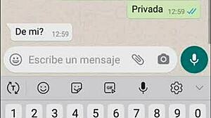 my sister-in-law's whore sends everything on whatsapp