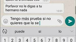 my sister-in-law's whore sends everything on whatsapp