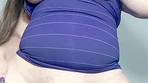 unsatisfied neighbor pleasures herself for me when we meet, touch without protection and release inside as a prostitute 1