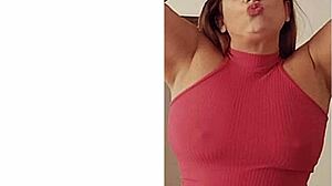 Latina Rides Big Cock in Cowgirl with Fake Tits