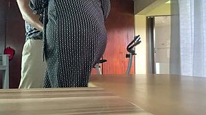 secret office affair: boss caught fucking secretary on cam