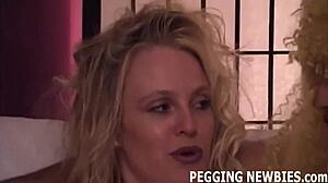 Open your cheeks and get ready for my strapon