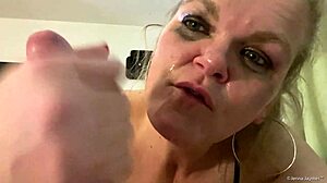 jenna jaymes performs deepthroat blowjob at motel