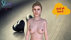 I-I had hindi audio sex story chudai with office aunty.