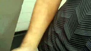 Was I Sucking The Married Man's Dick In The Urinal? The Cleaner Caught Me!