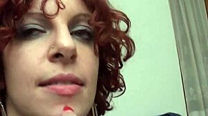 She masturbates in the car before the horny old man fucks her