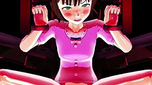 man, this 3d cartoon with haruka is just wild to watch!