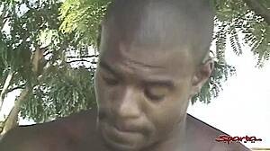 Hot Cub Gets Asshole Drilled by Phat Cock Outdoors in Sparta