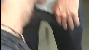 Was I Sucking The Married Man's Dick In The Urinal? The Cleaner Caught Me!