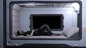 Horny Cyberpunk Blonde Rides Face