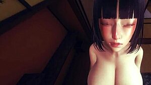 Hinata Hyuga's sensual body invites a POV fuck in this suggestive scene.