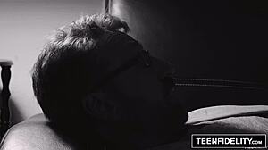 teenfidelity showcases lexi lore taking steve holmes' huge cock for a deep creampie