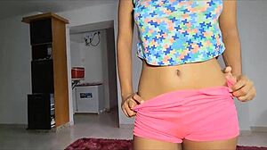 Taboo Convincing 18-Year-Old Stepsister To Fuck On Sofa