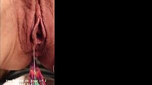 Wife returns home with dripping creampie in ripped panties for old cuckold compilation.