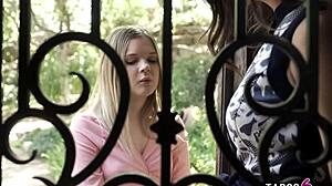 Lost Teen Coco Lovecock Finds Passion in Lesbian Encounter with Silvia Saige