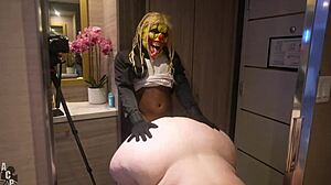 Julie Ginger's 70in ass fucked hard by house keeper after losing room key