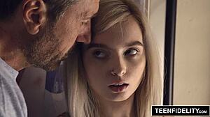 teenfidelity showcases lexi lore taking steve holmes' huge cock for a deep creampie