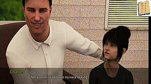 Katie teases with big tits and ass in 3d hentai college scene