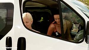 Hailee Lila and Mischelle lick pussy in sinful lesbian scene.