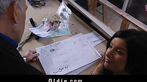 Old Teacher Giving Sex Lessons to Teeny Student