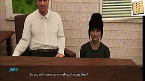 Katie teases with big tits and ass in 3d hentai college scene