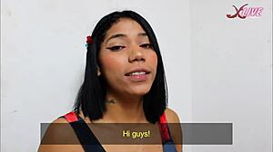 sharlot is so hungry for hard cock that she screams for it