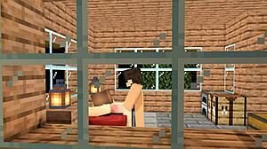 my crush invited me over for after-school fun in minecraft animation