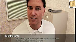 Katie teases with big tits and ass in 3d hentai college scene