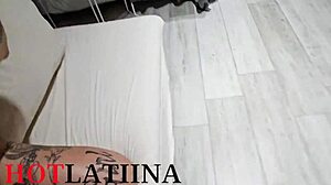 Milf Argentina's first Christmas casting with deepthroat, assfucking, and cumshot!