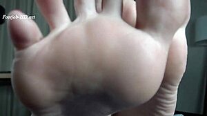 In this tale, the blonde stepmom gives a seductive footjob to her stepson