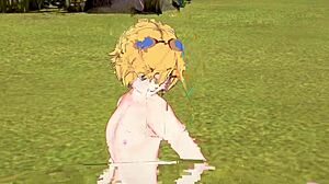 Ezreal and Braum have hard sex in League of Legends yaoi.