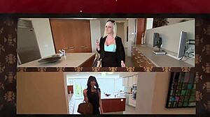 Close-up views of swingers engaging in group activities with tattoos