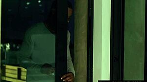 Watch Haley squirt like a fountain on that monster cock?