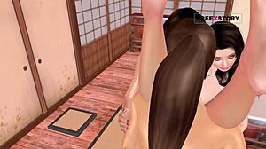 Two Girls Lift And Strapon Fuck One In Animated 3D Lesbian Threesome