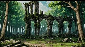 Yo, this angel pussy in hentai game made him cum fast! 😍