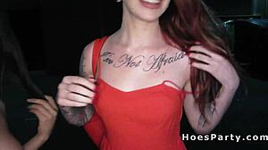 Dirty Amateur Hotties Partying In Public