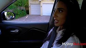 Wow! This Teen Whore Daughter Angelica Cruz Gives Blowjobs After School!