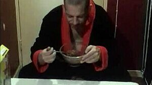 morning breakfast with a surprise twist in the kitchen