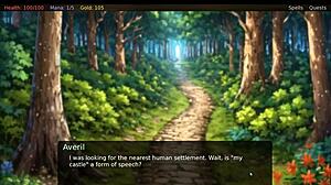 Yo, this angel pussy in hentai game made him cum fast! 😍