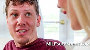 Blonde bimbo step mom controls my mood with her mouth -brianna dymond