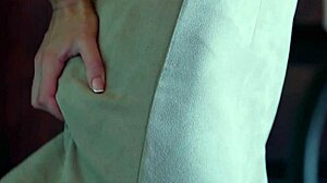 in this natural scene, sybil fingers her husband with big cock, leading to cum in mouth and spanking