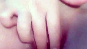 Very Pretty Teen Shows Her Young Pussy in Close-Up Detail