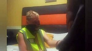 Blonde brunette requested big black cock and got it in missionary on shaved pussy